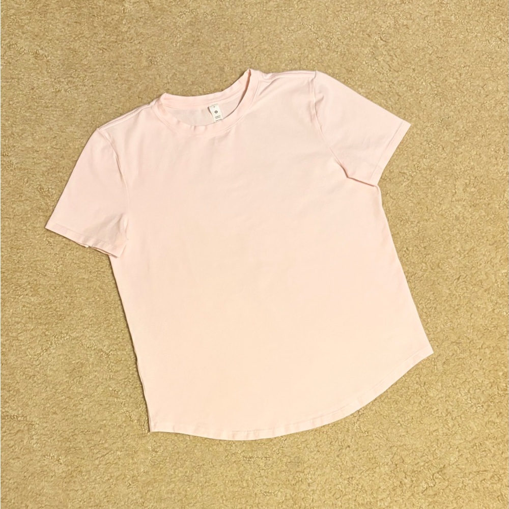 Lululemon Athletica Light Pink Short Sleeve Tee